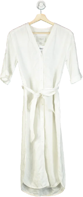 L.K. Bennett White Dr Tricia Dress UK 6