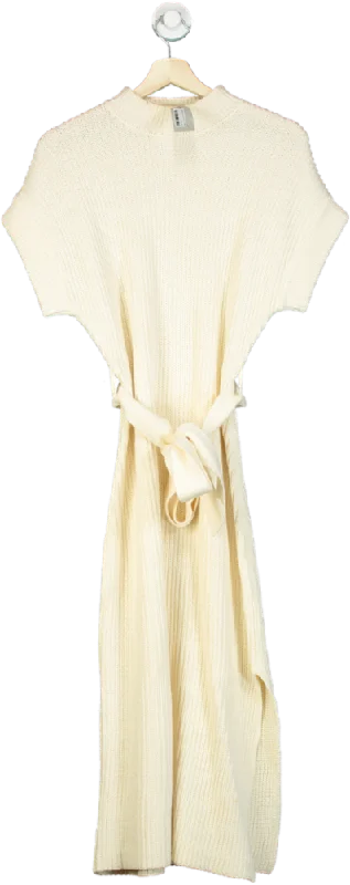 River Island Cream Knitted Dress XS