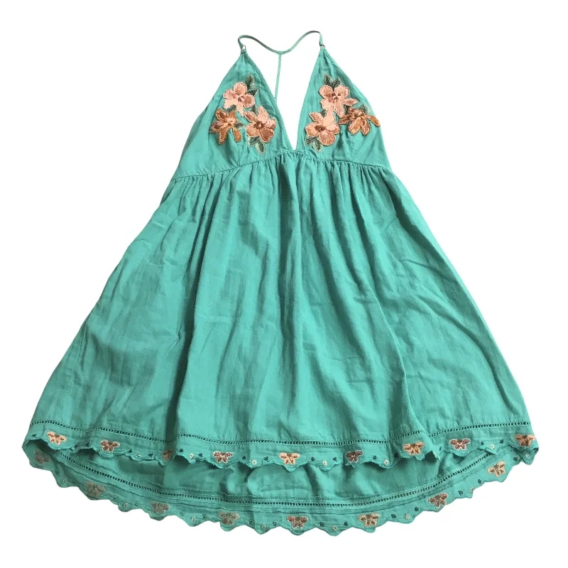 Dress Casual Midi By Free People In Green, Size: Large