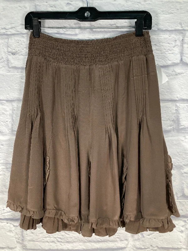 Skirt Mini & Short By Cremieux In Brown, Size: 2