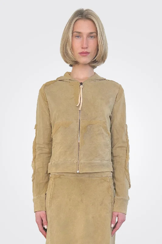 Felpa Cappuccio Hoodie - Khaki