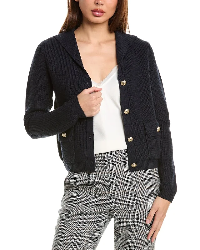 Bruno Magli Sailor Collar Wool Jacket