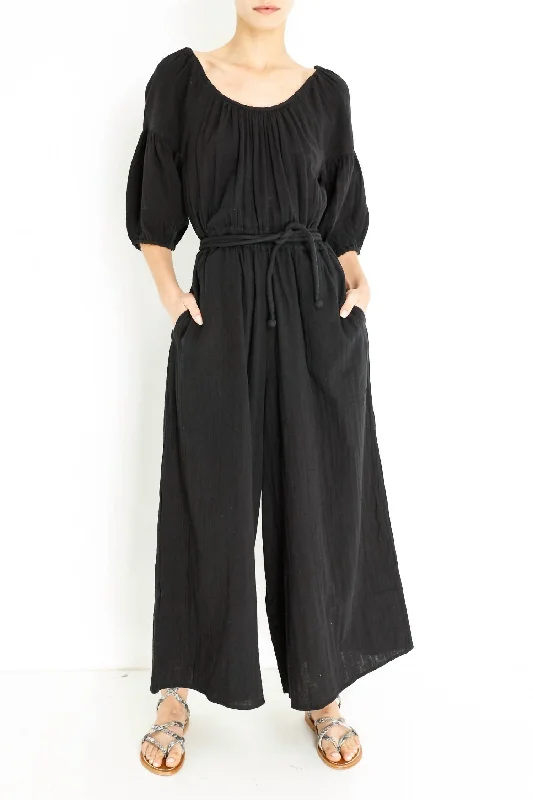 Camelia Jumpsuit In Black