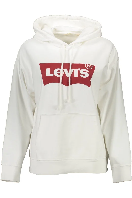 Levi's Chic  Cotton Hooded Sweatshirt With Women's Logo