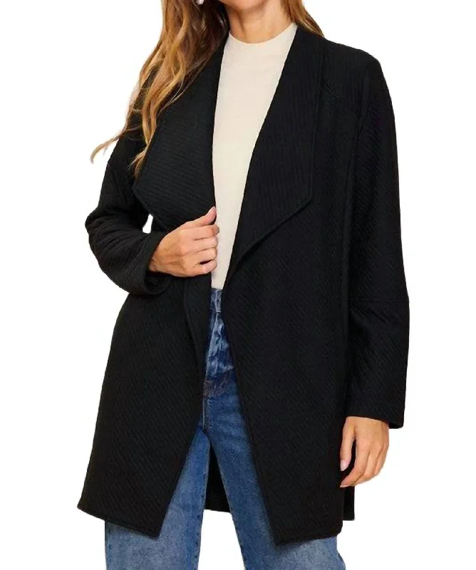 Luxe Jacket In Black