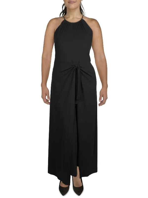 Womens Sleeveless Layered Jumpsuit