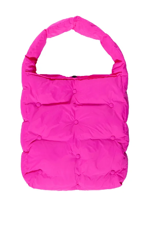 CAMPING TUFTED PUFFER TOTE