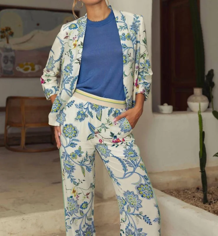 Kinsley Reversible Blazer In Balinese Floral