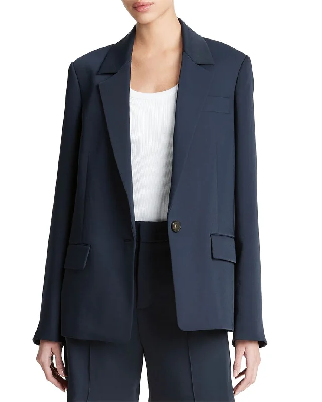 Vince Soft Suiting Single Breasted Blazer