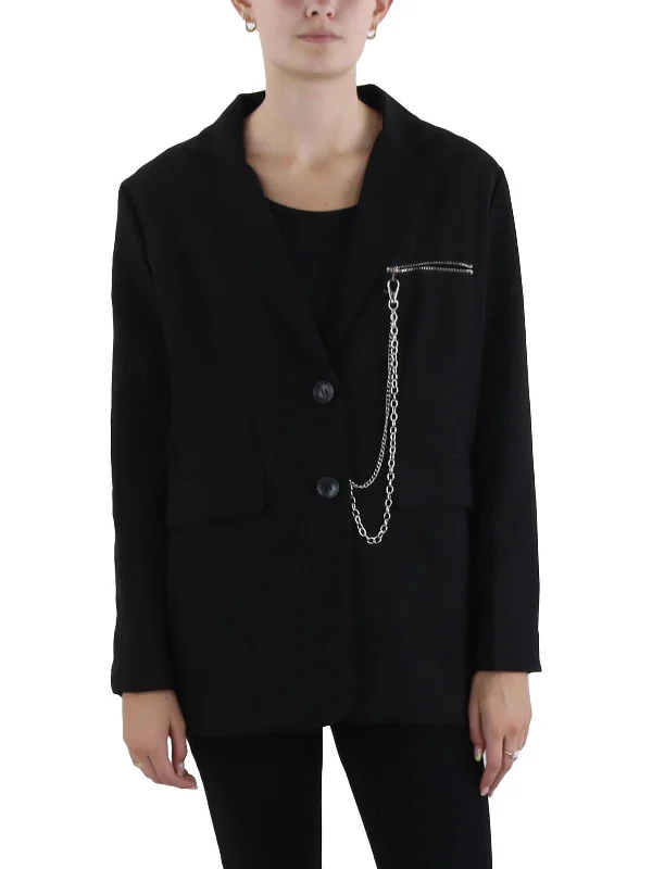 Womens Suit Separate Business Two-Button Blazer