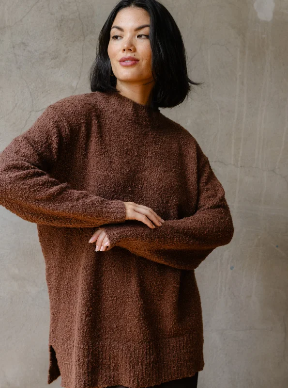 Alexis Boucle Sweater - Mocha